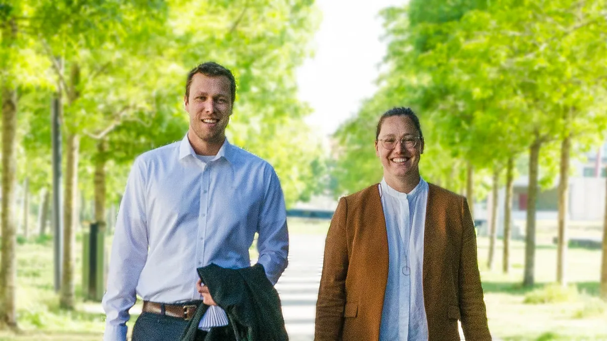 Pieter-Jan Van Aken, advocaat bouwrecht, en Elize Van Aken, ingenieur-architect, de twee gezichten van Cofix